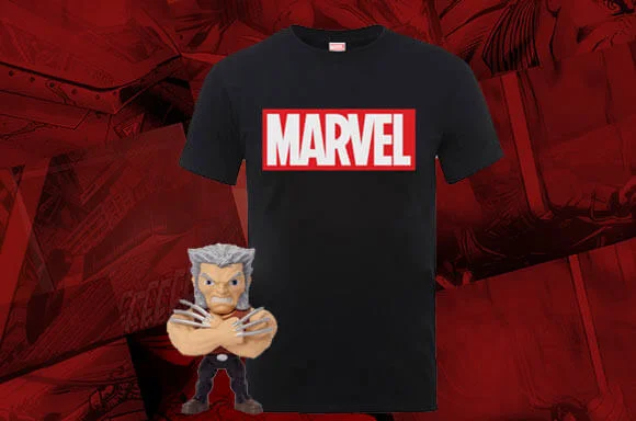 FREE WOLVERINE METAL DIE CAST FIGURE WITH MARVEL T-SHIRT