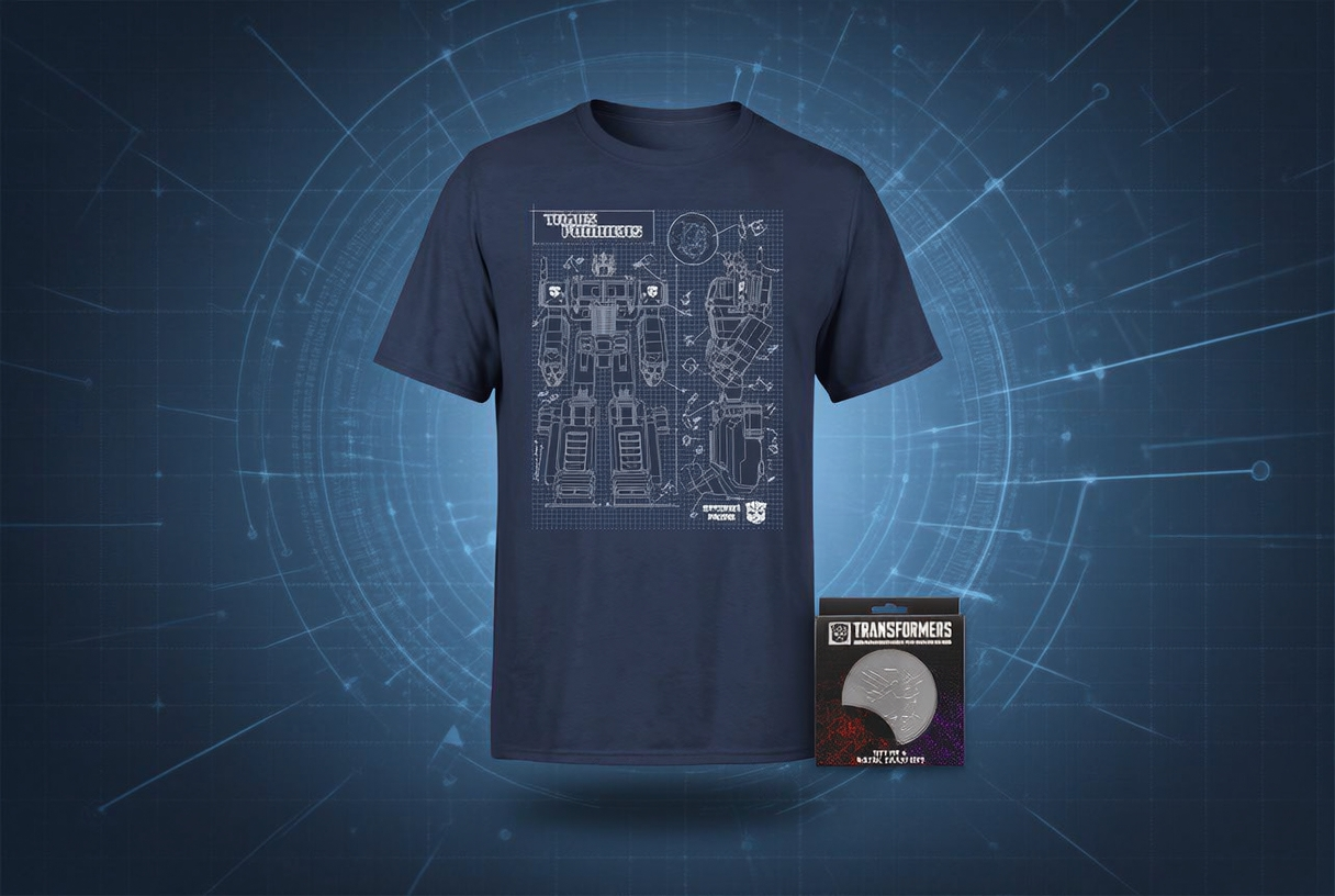 TRANSFORMERS T-SHIRT & COASTER BUNDLE