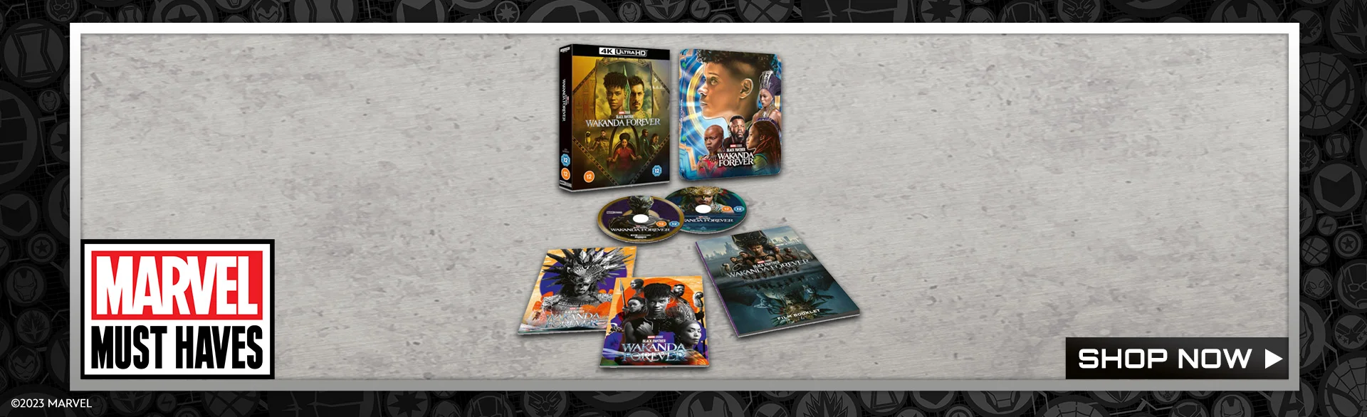 Black Panther: Wakanda Forever Steelbooks
