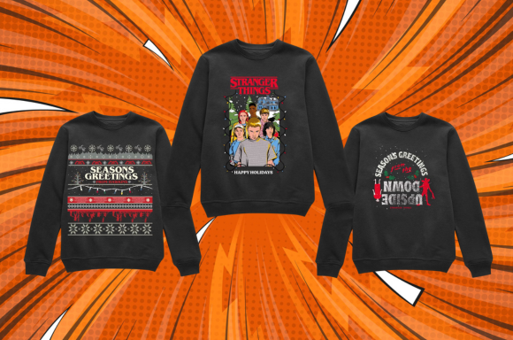 STRANGER THINGS XMAS JUMPERS