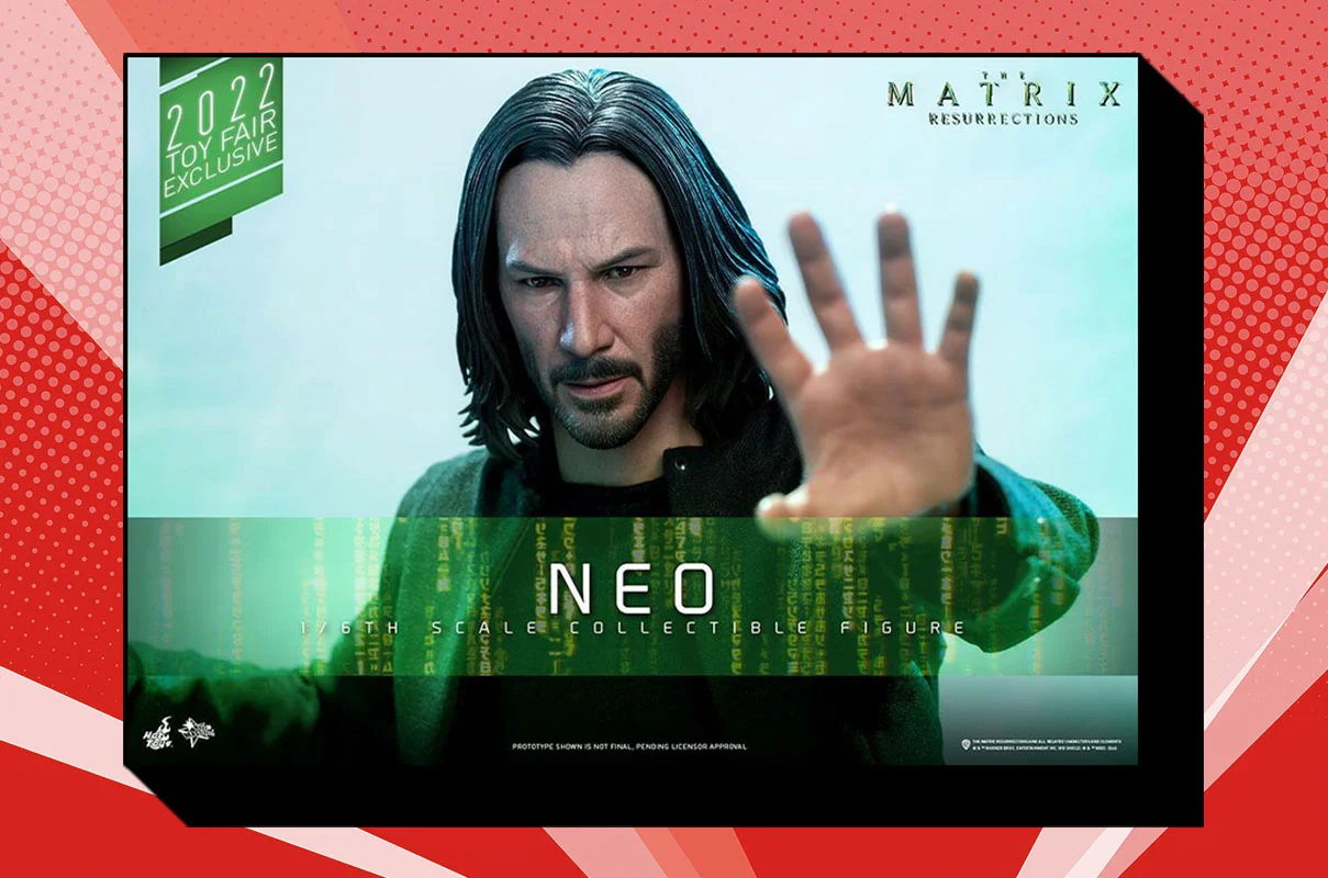 HOT TOYS THE MATRIX RESURRECTIONS NEO TOY FAIR EXCLUSIVE ACTION FIGURE
