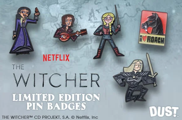 DUST! THE WITCHER PINS