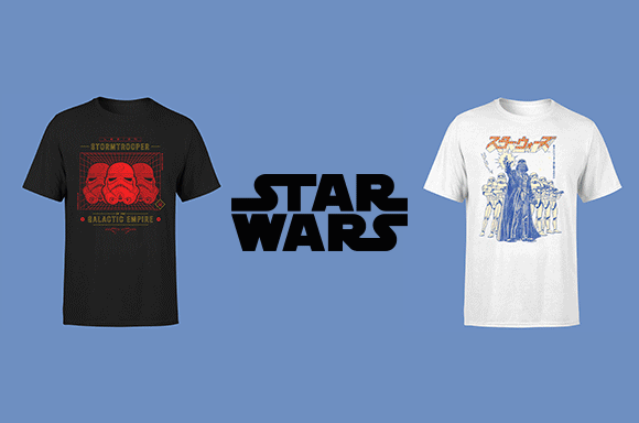 SELECTED STAR WARS T-SHIRTS