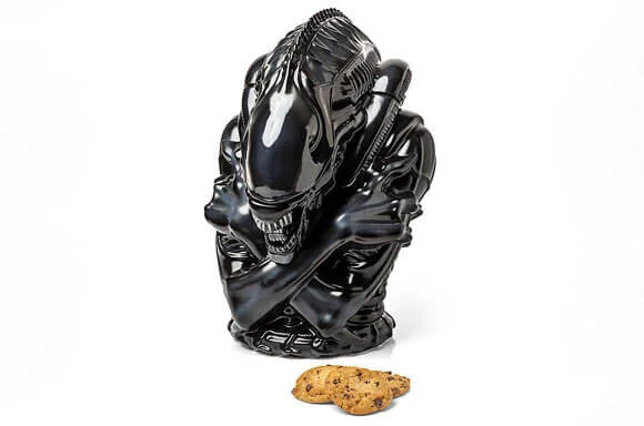ALIEN WARRIOR COOKIE JAR