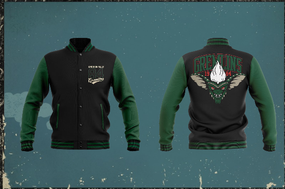 GREMLINS VARSITY JACKETS ONLY £19.99