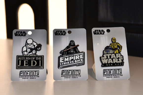 STAR WARS AR PIN BADGE COLLECTABLE