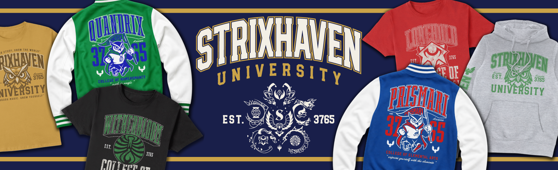 MTG STRIXHAVEN CLOTHING RANGE