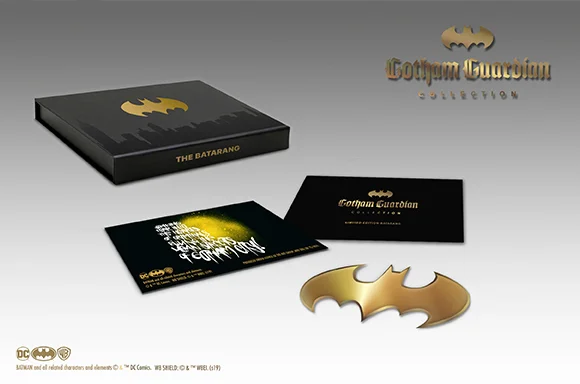 LIMITED EDITION GOLD BATMAN BATARANG