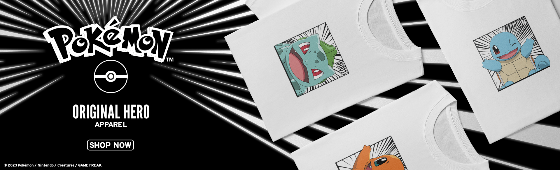 Summer Pokémon Pokédex T-Shirt Collection