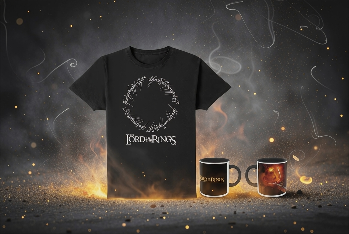 LORD OF THE RINGS TEE & MUG