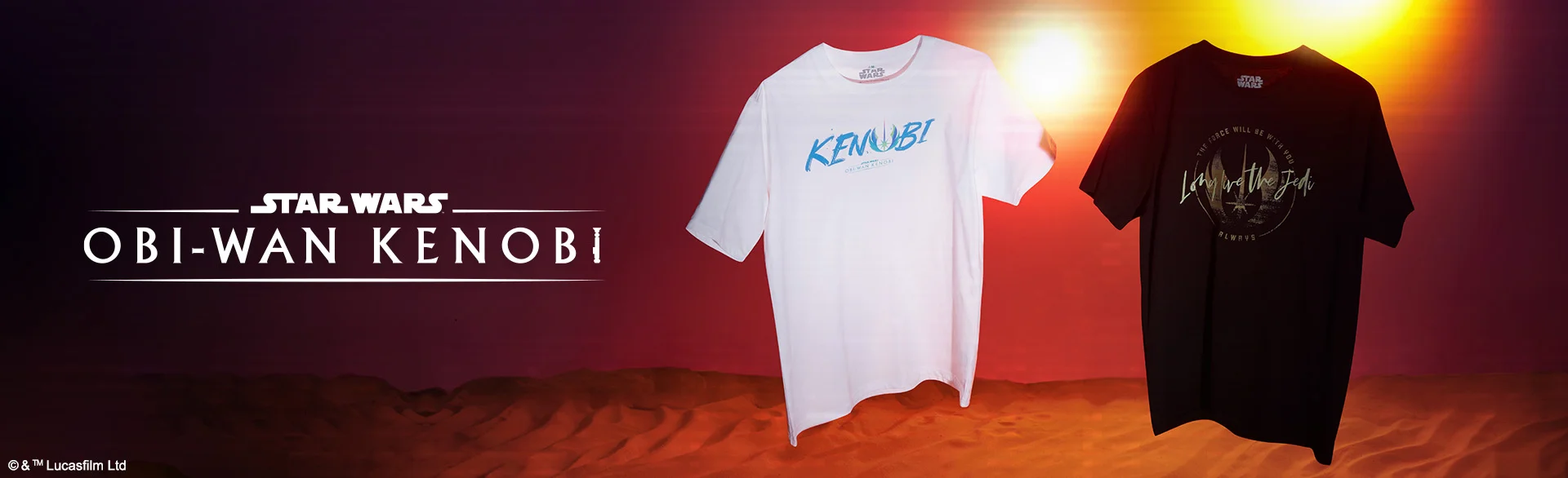 OBI WAN KENOBI COLLECTION GO LIVE BANNERS