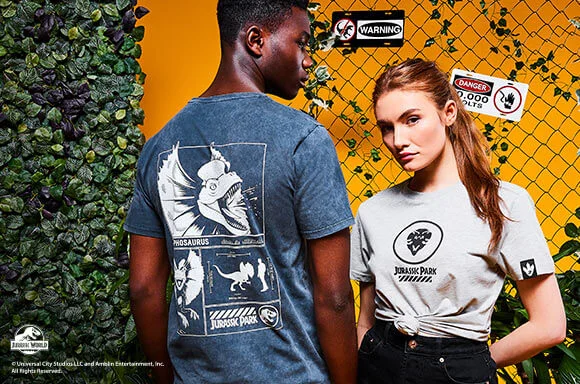 30% OFF SELECTED JURASSIC PARK CLOTHING