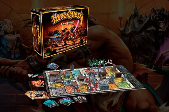 HEROQUEST DUNGEON CRAWLER ADVENTURE GAME