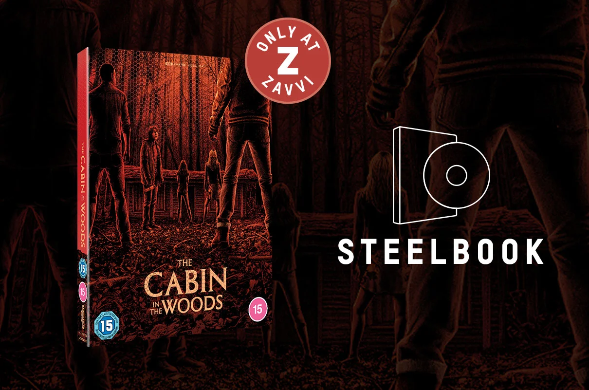 THE CABIN IN THE WOODS<BR>4K UHD<BR>STEELBOOK