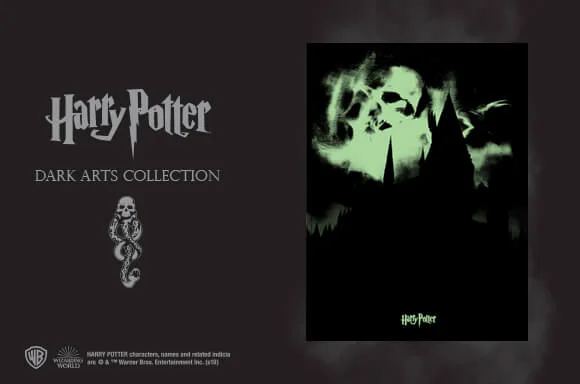 HARRY POTTER DARK ARTS<BR> GLOW IN THE DARK SCREENPRINT