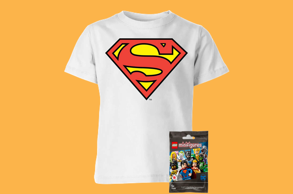 Free LEGO MiniFigure With Kids DC Tees