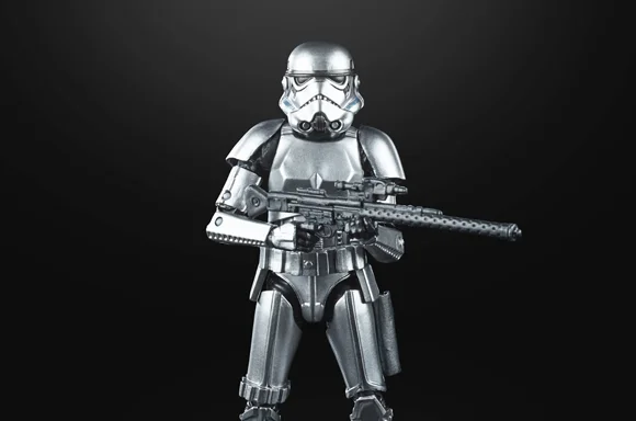 Hasbro Star Wars The Black Series Carbonized Metallic Stormtrooper Action Figure