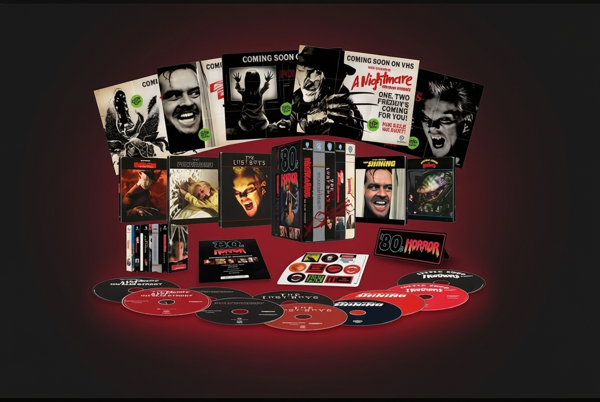 80s HORROR STEELBOOK LIBRARY CASE