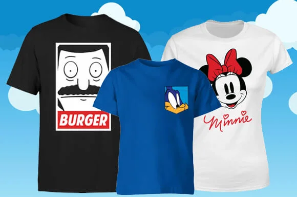 2 FOR £20 T-SHIRTS