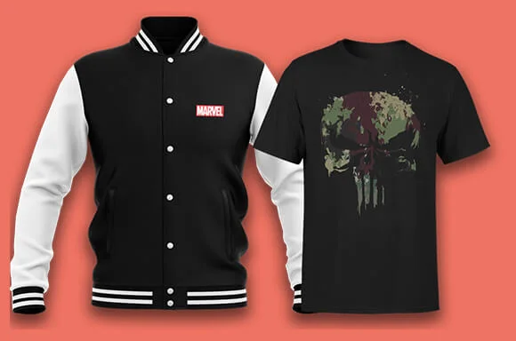 VARSITY JACKET & TEE ONLY £24.99!