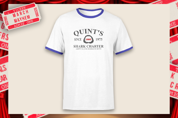 JAWS QUINT'S SHARK CHARTER TEE
